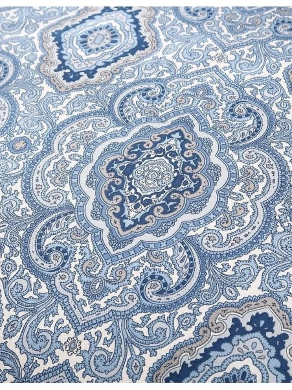 Carson Carrington Harstad Blue Cotton 3-piece Duvet Cover Set - Twin NWT